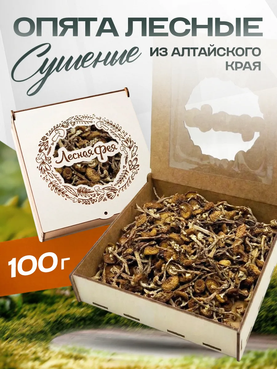 Грибы опята сушеные 200г.