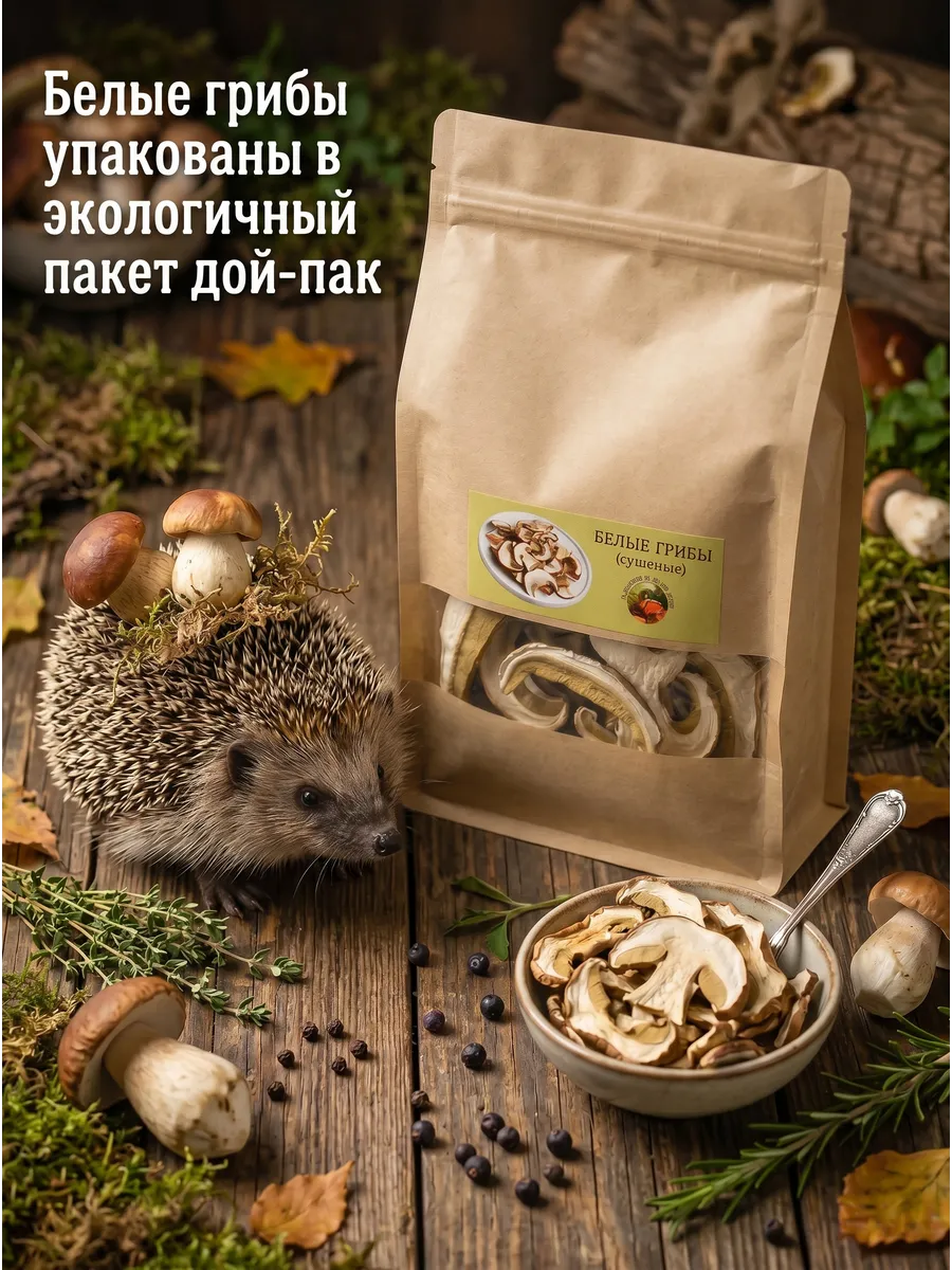 Белые грибы сушеные 100г