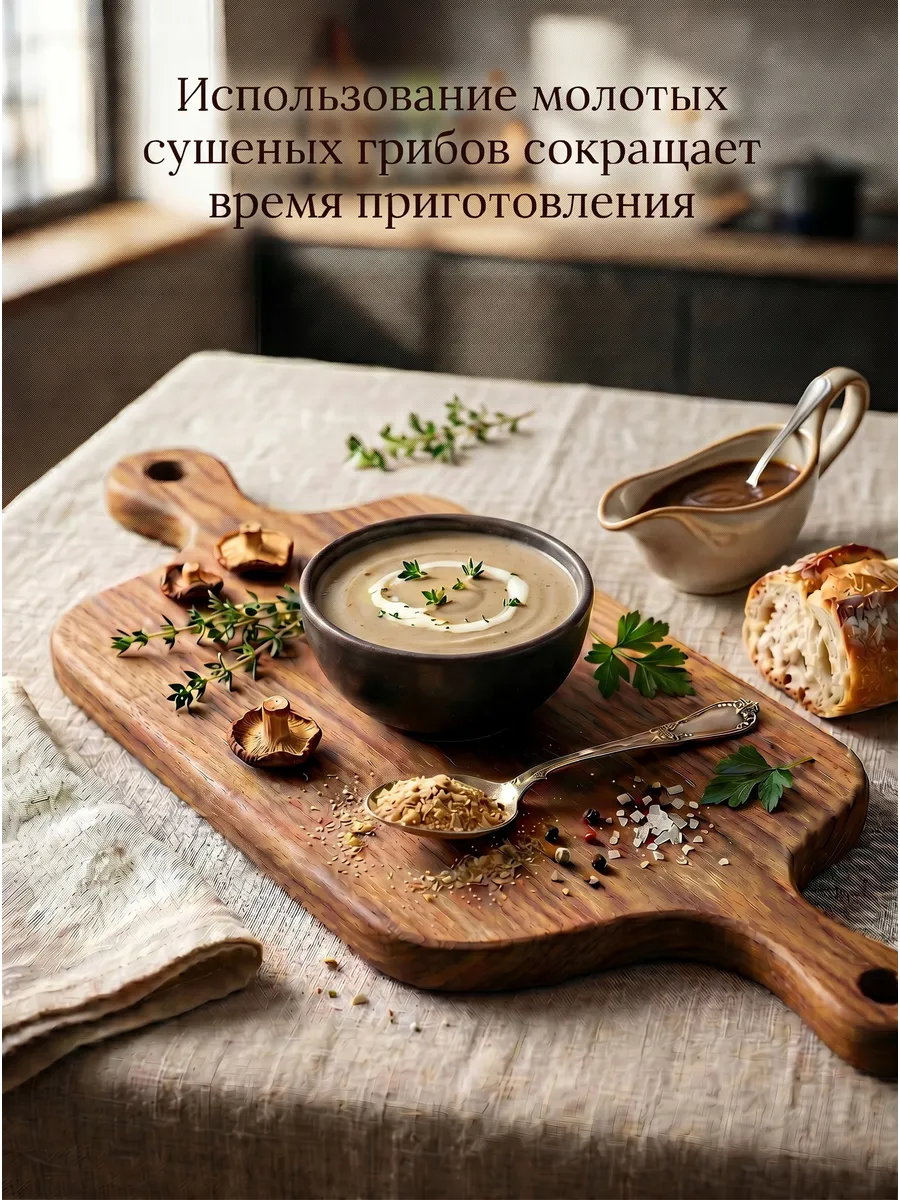 Грибы белые молотые 100г