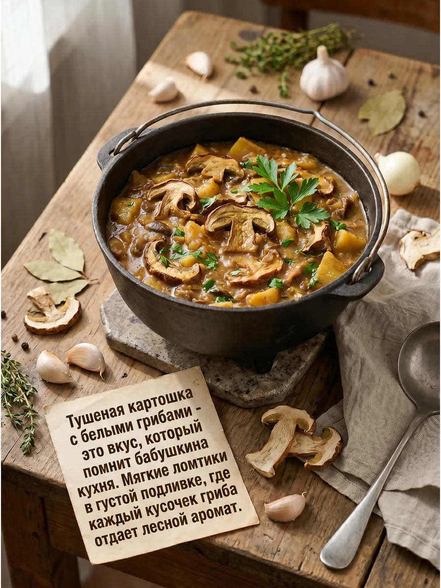 Белые грибы сушеные 150гр