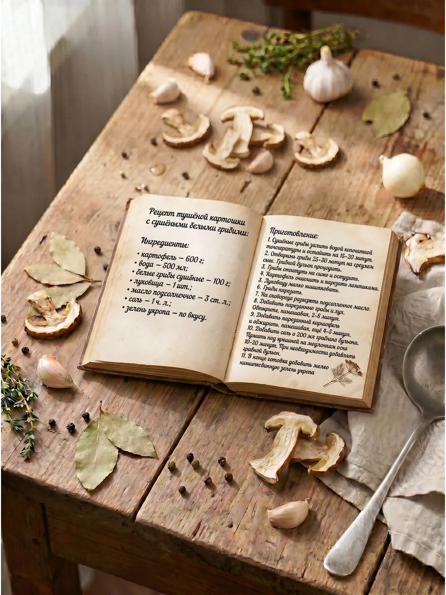Белые грибы сушеные 150гр
